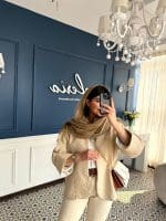 مانتو ژاکارد برگ