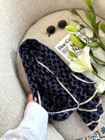 شال نخی گوچی سرمه ای