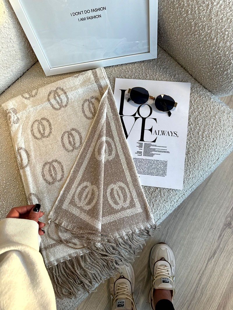 IMG_2535 شال موهر دورو کرم - Image 1