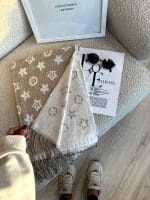 شال موهر دورو کرم - Image 2