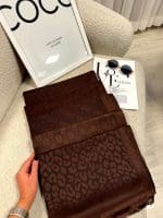 شال ژاکارد طرح برند - Image 2