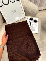 شال ژاکارد طرح برند - Image 8