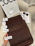 شال ژاکارد طرح برند - Image 3