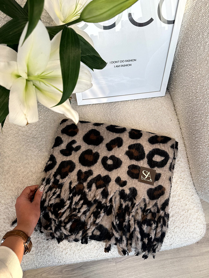 شال بیگ اسکارف پلنگی