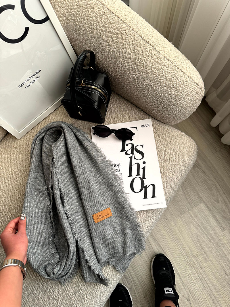 شال بافت دونه برفی