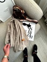 شال بافت دونه برفی - Image 3