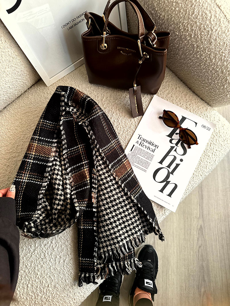 شال چهارخونه