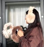 گوشگیر پشمی پینترستی کد ۳۰۶۷