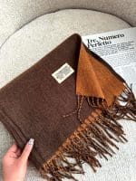 شال موهر ساده دورو - Image 5