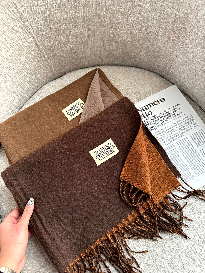 شال موهر ساده دورو