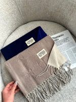 شال موهر ساده دورو - Image 4