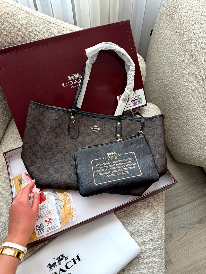 کیف مستر دورو کوچ مدل coach neverfull