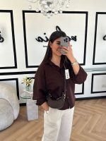 شومیز zara آستین گره ای - Image 2
