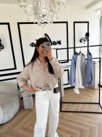 شومیز لینن zara جلوگره - Image 2