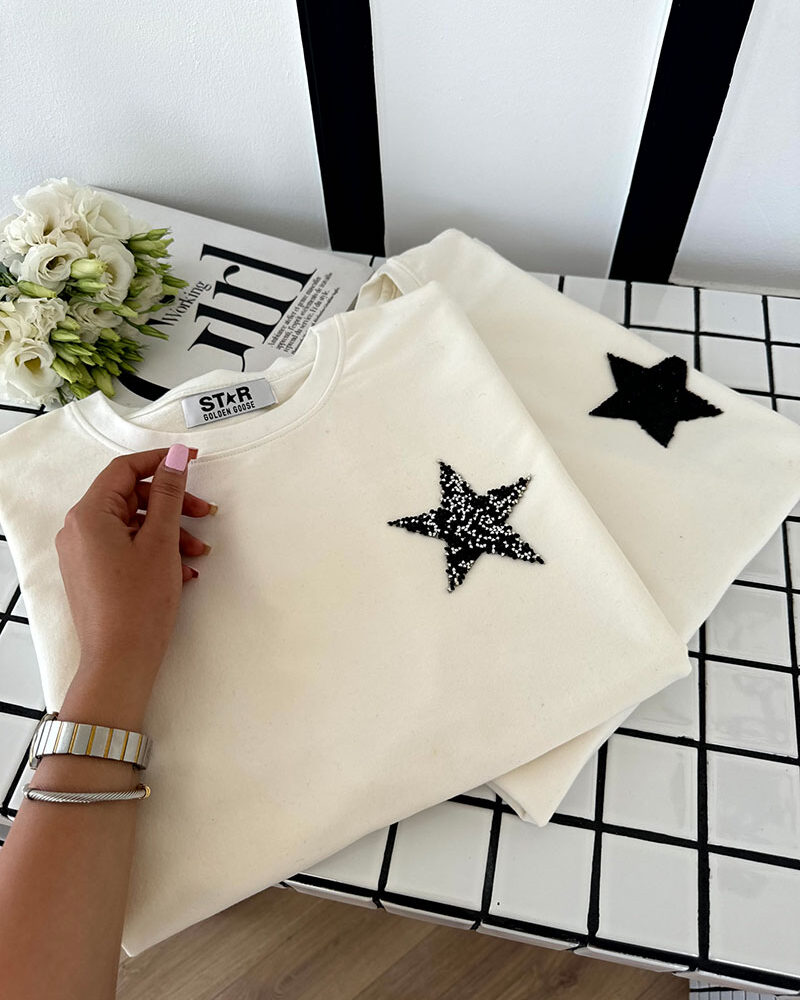 تیشرت STAR نقره ای تولید والریا