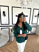 شومیز لینن جلو دکمه تخفیفی زارا - Image 4