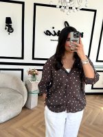 شومیز زنانه perry طرح دار - Image 2