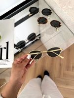 عینک Dior فریم فلزی کد۳۰۵۳ - Image 2