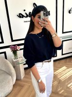 بافت کیمونو سرمه ای کد 78 - Image 2