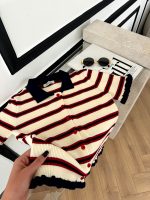 تیشرت بافت راه راه Bisou کد 80