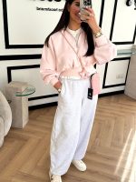 دورس نیم زیپ صورتی zara کد 84 - Image 2